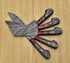 Hasuki- Handgefertigtes Damaststahl-Kochmesser-Set